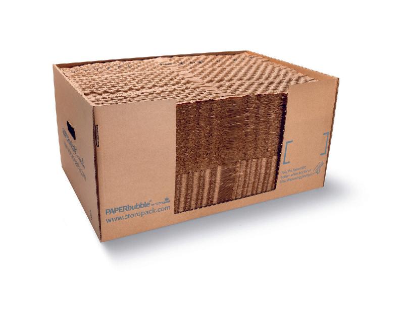 Papier bulle - 252185 – 580 mm x 380 m - Kraft brun_4