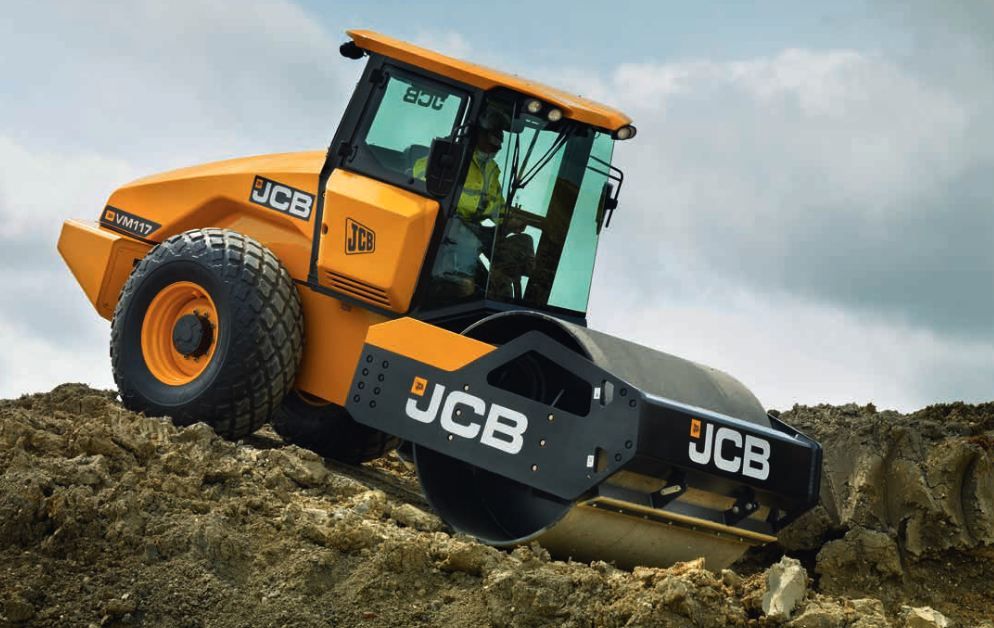 Vm117 d pd compacteur de terrassement - JCB - moteur EcoMAX - poids opérationnel 11300 kg - performances élevées_4