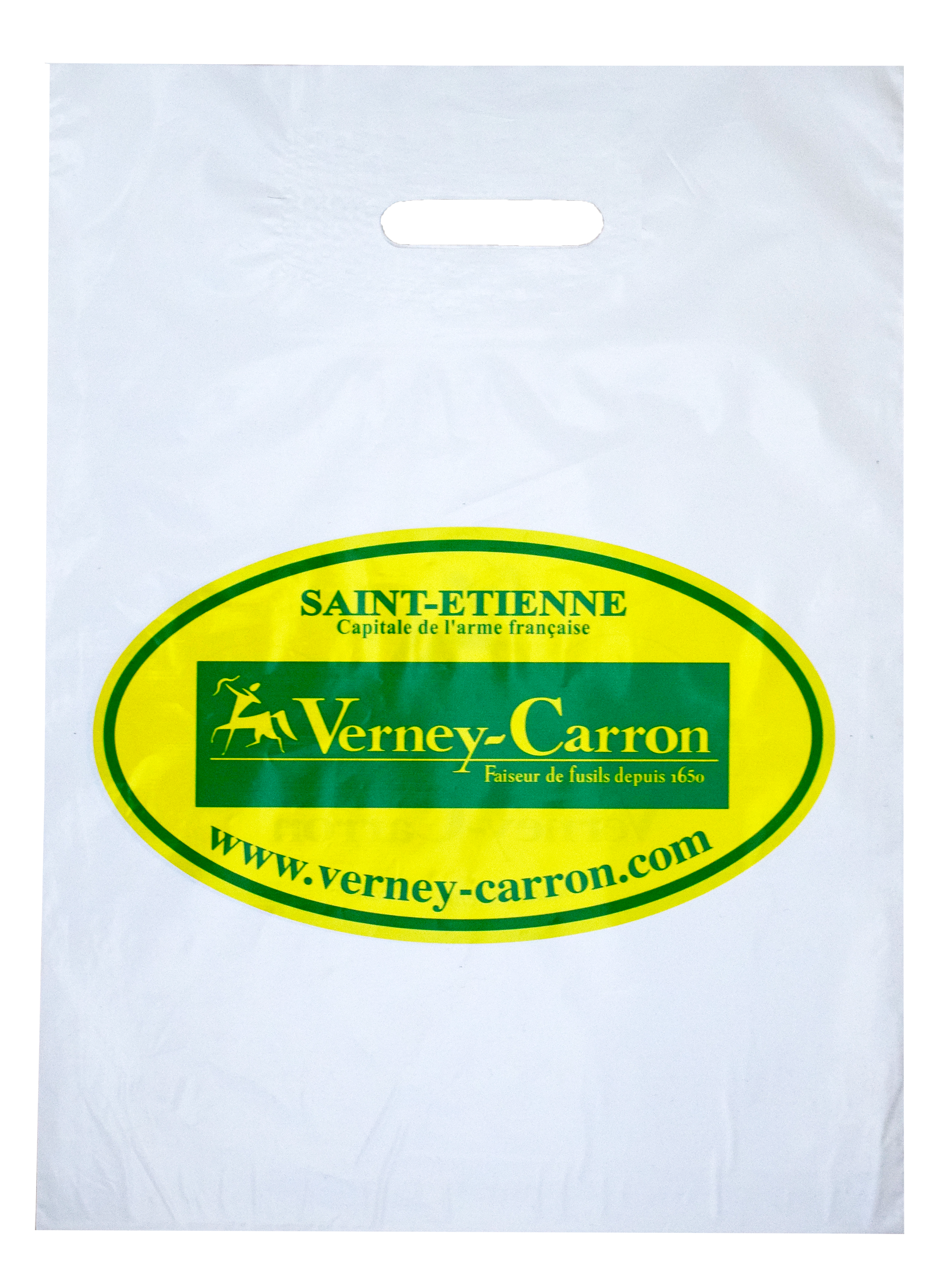 Sac plastique poignées découpées recyclable - 50 à 100 µm - Pour boutiques, fromageries, boucheries, cosmétiques, selleries ou événements_4