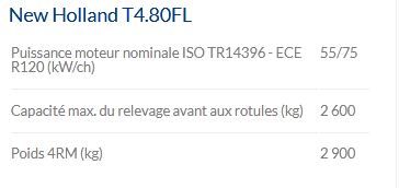 T4.80FL tracteur agricole - New Holland - 75 kW/107 ch - centre de gravité bas pour terrains irréguliers_4