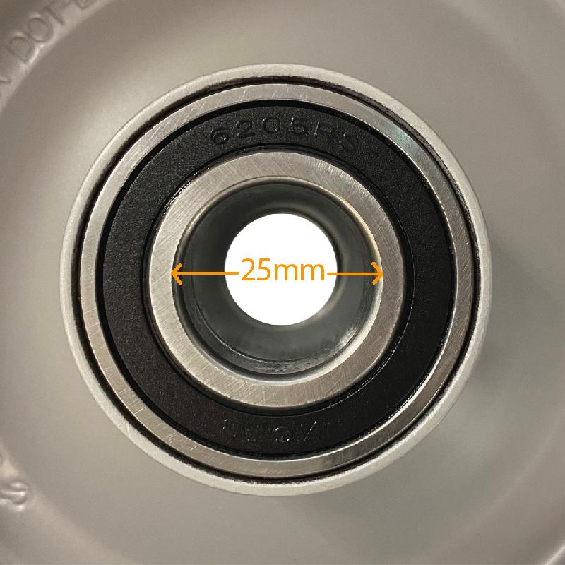 16x7.50-8 Grass Lawnmower Wheel 4ply P332 Tyre Steel Rim 25mm Bearing (Set of 4)_4