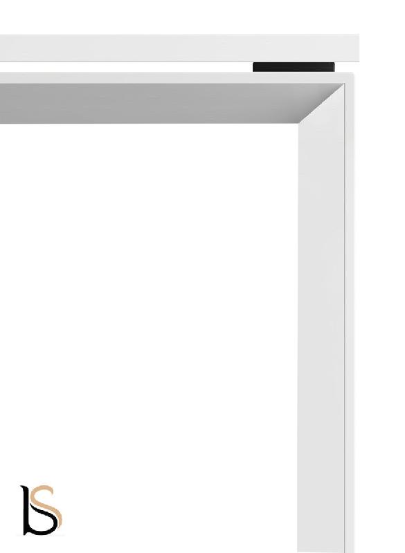 Bureau bench 4 personnes Star - Mobel Linea. - Blanc 9010, Acacia clair, 280_4