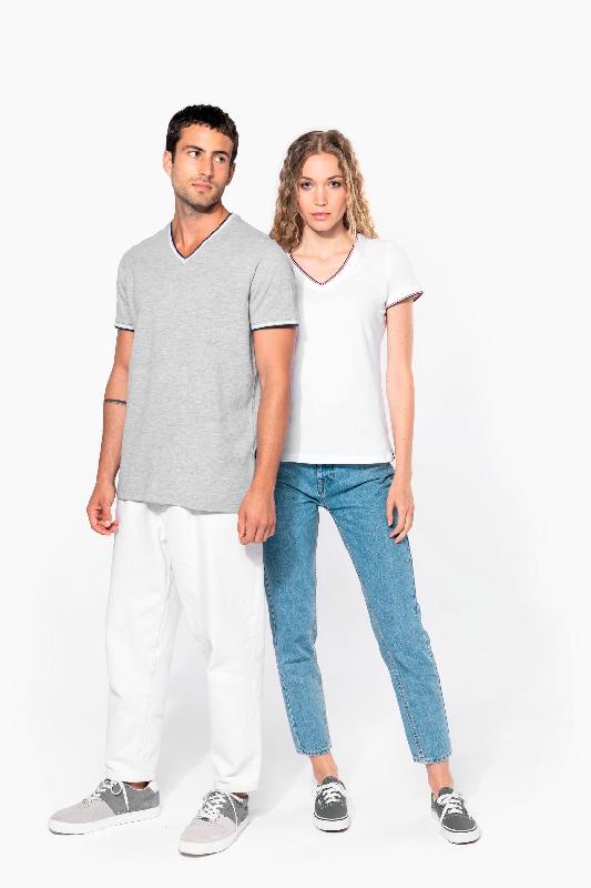 T-shirt maille piquée col V pour homme - Kariban - Réf : K374 - Plusieurs couleurs et tailles disponibles_4