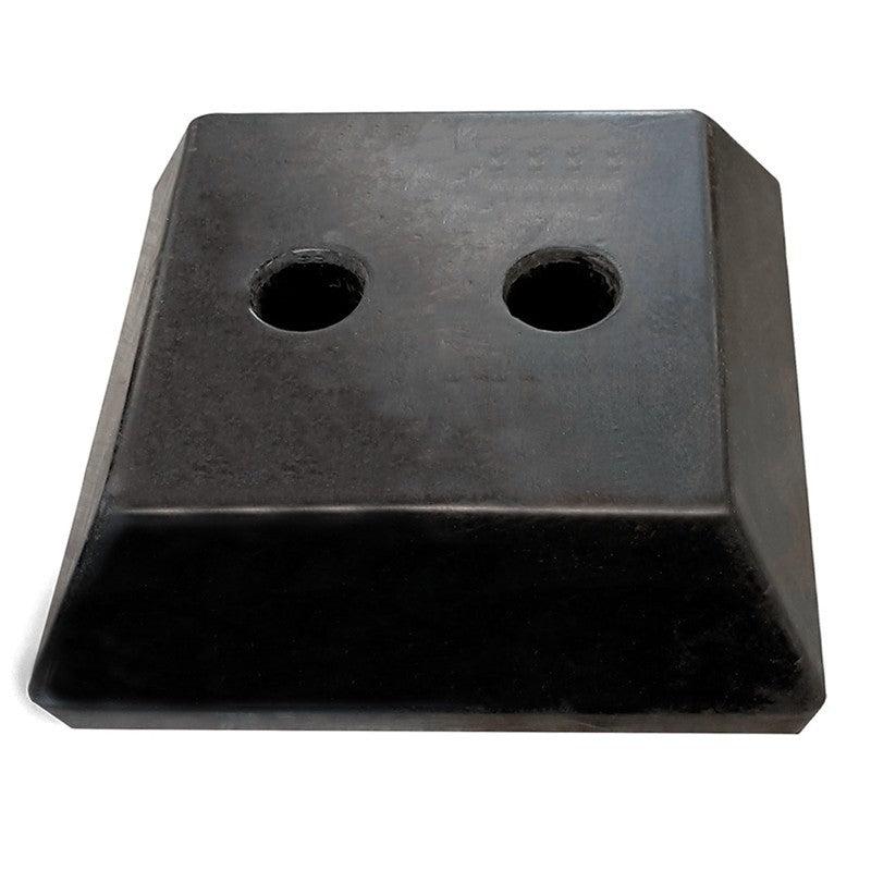 Base en caoutchouc pour barrière de sécurité polypropylène - stabilité et résistance aux chocs_4