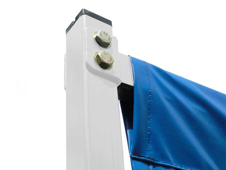 Cloison mobile avec tube acier 30x30mm - dimensions 4m x 2.5m_4