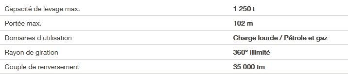 BOS 35000 - Grue portuaire offshore Liebherr - Capacité de levage max 1 250 t - Portée 102 m_4