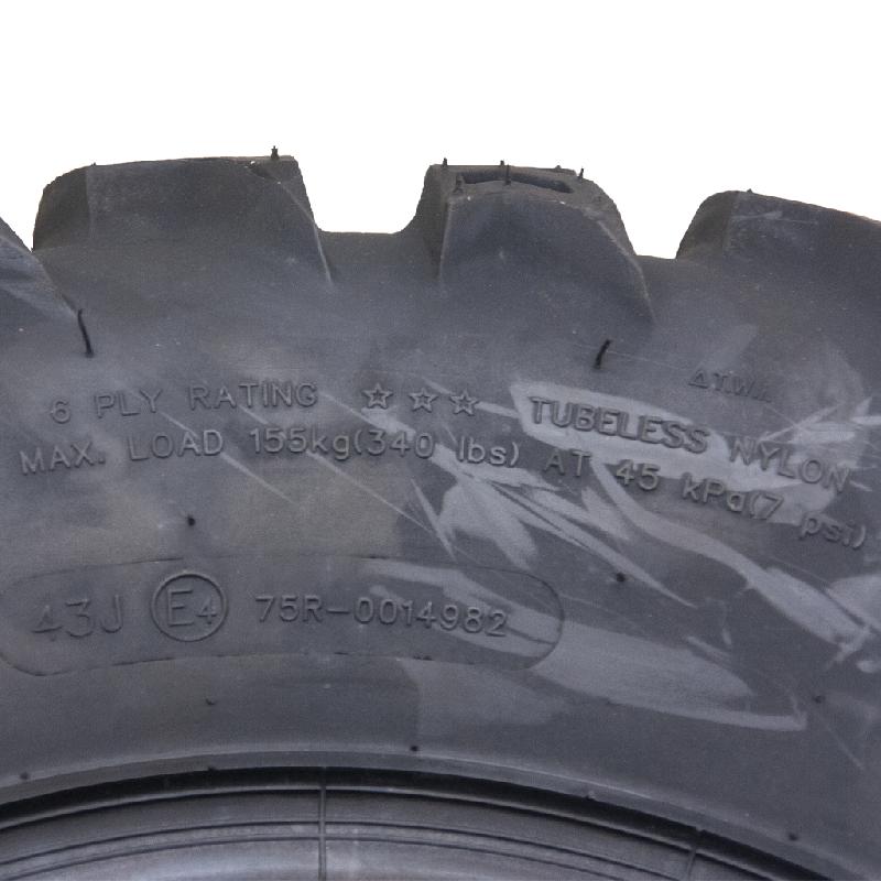 25x10.00-12  25x8.00-12 Quad ATV Tyres 6ply Wanda E-Marked Legal (Set of 2 2)_4