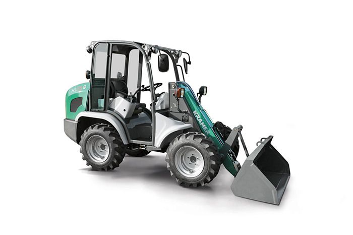 Mini-chargeuse Kramer KL10.5 - 1,5t, 4 roues directrices, compacte et flexible_4
