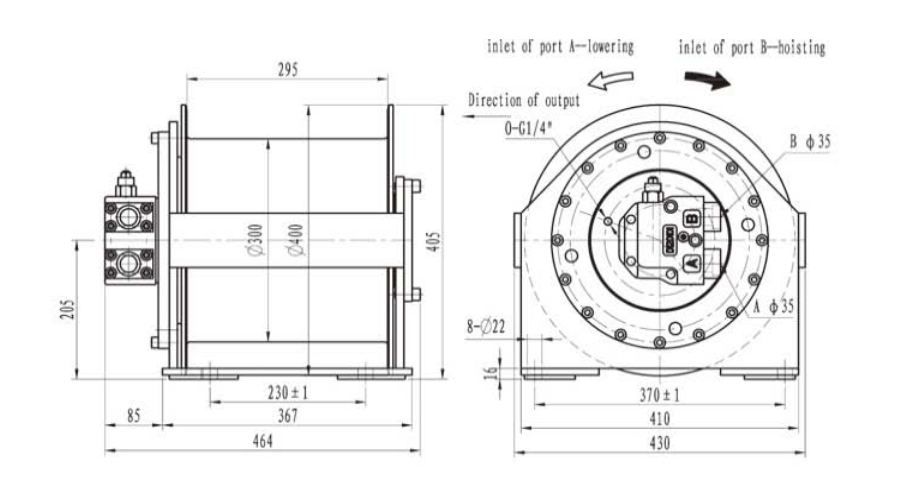 Série INYJ - Treuil hydraulique compact INI Hydraulic Co., Ltd - Diamètre de corde 10 à 36 mm_4