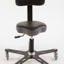 SF-150 - Tabouret ergonomique Synetik Ergodesign - Cylindre 140 mm - Dossier et siège ajustables_4