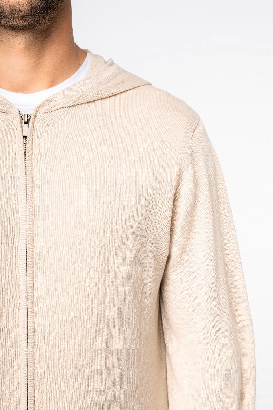 Pull écoresponsable à capuche en lyocell pour homme - Réf: NS906 - Coton biologique et TENCEL_4