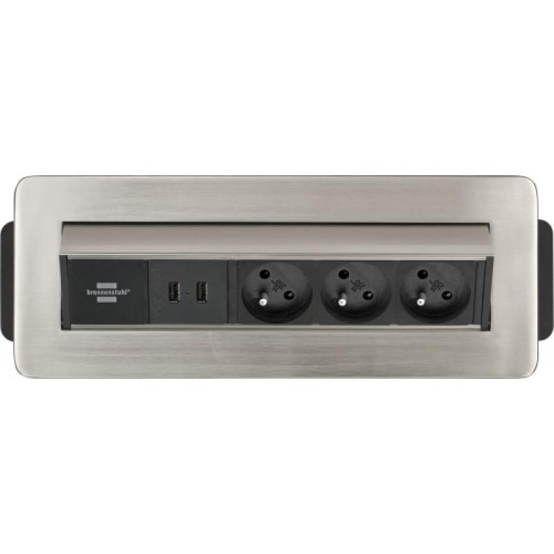 Multiprise électrique Vario Power 5 prises et 2 prises USB (câble