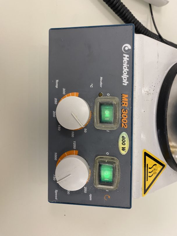 Agitateur magnétique chauffant d'occasion de laboratoire mr3002 heidolph - p2301-2069_4