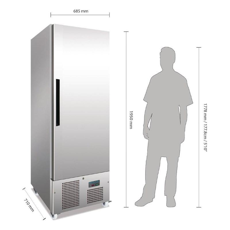 Armoire réfrigérée négative 1 porte 440L Série G G591 Polar_4