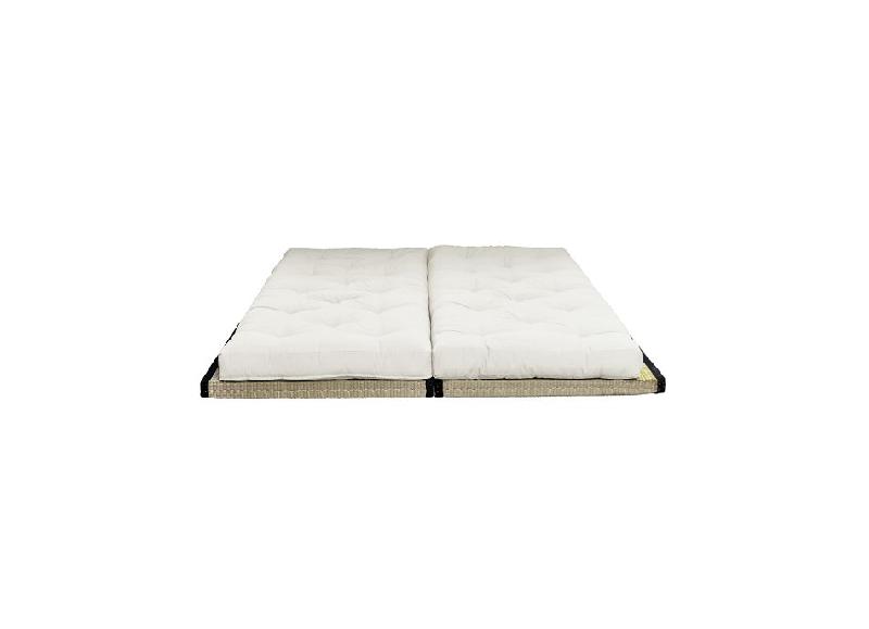 Banquette futon tatami CHICO naturel - Couchage modulable 2x70x200 cm ou 140x200 cm_4