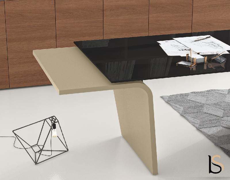 Bureau de direction Larus en verre trempé - Dellarovere - 230_4