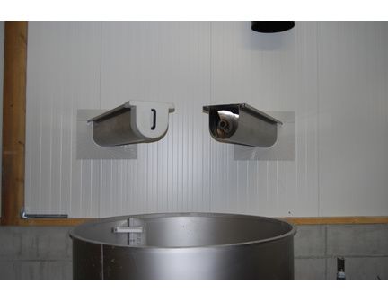 Silo d'élevage à cône axial de 60° pour l'alimentation des veaux  Capacité 20m3, 26m3 ou 30m3 - Poudre de lait_4