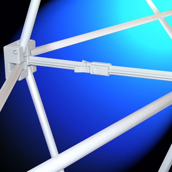 Stand parapluie tissu tendu carré en Velcro Pop-Up 3x3 - Idéal pour photocall et événements_4