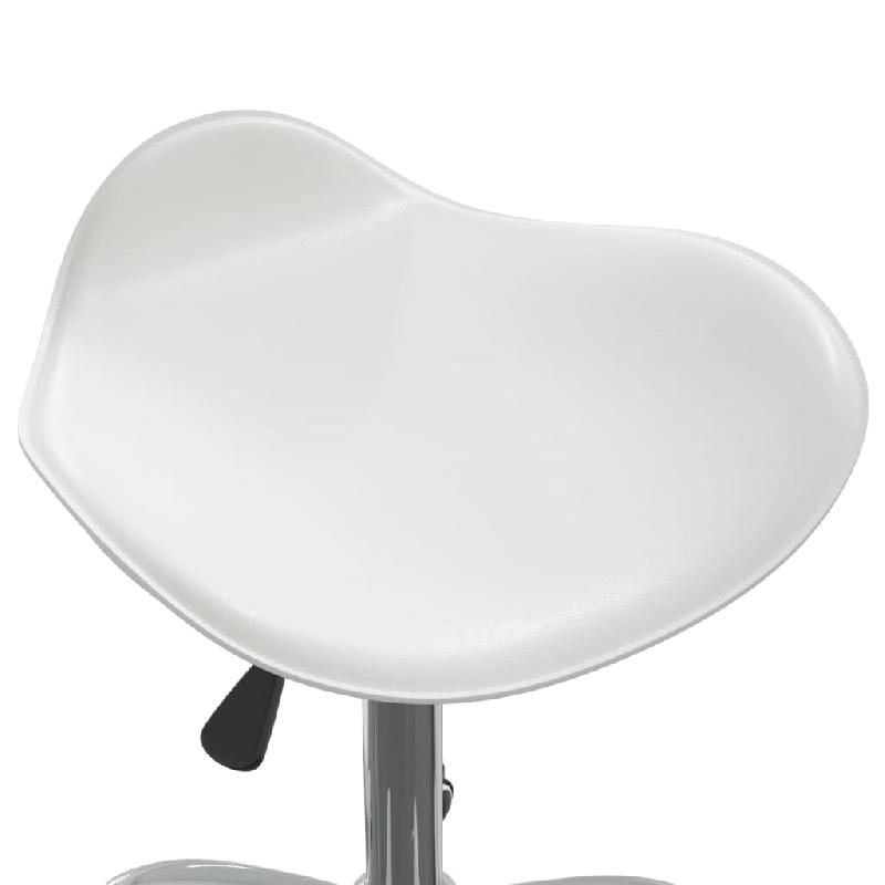 Vidaxl tabouret de salon et spa blanc similicuir 323683_4