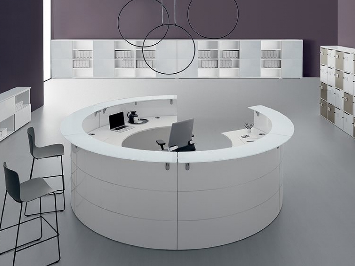 Banque d'accueil modulable arrondie - DV701 ABAKO_4