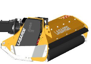 Broyeur robuste avec caisse renforcée et poutre de 215×135 mm