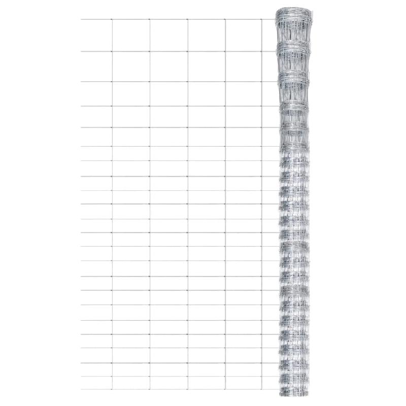 Vidaxl clôture de jardin acier galvanisé 50x1,6 m argenté 149511_4