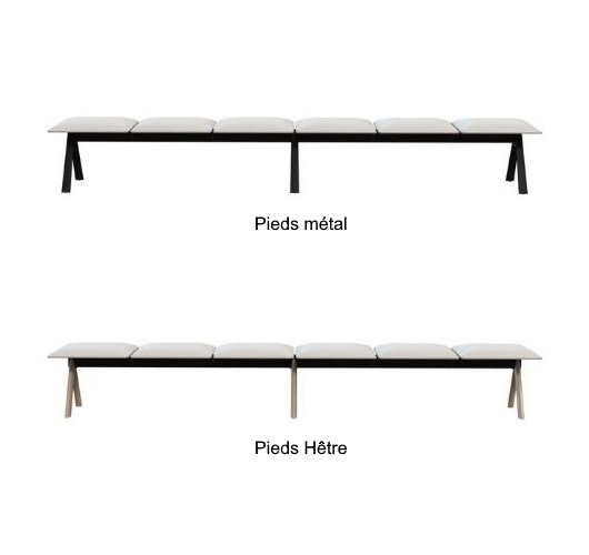 Slam-Soft - Système de poutres confort avec assises polyvalentes pour espaces réduits_4