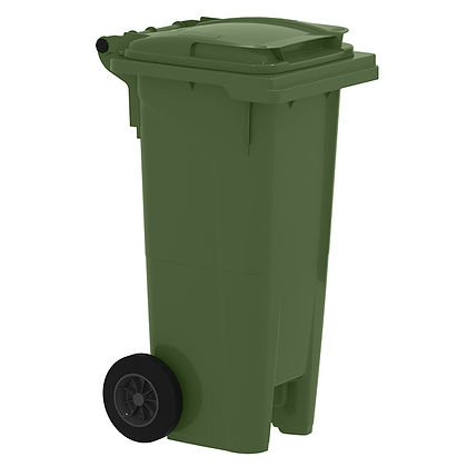 Bac roulant 2 roues 80L - système de verrouillage et tri des déchets_4