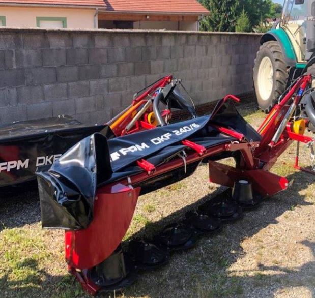 Faucheuse à disques rotative équipée de barre de coupe puissante à transmission par engrenages - dkf 320_4