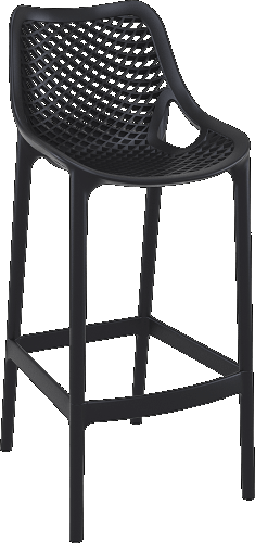 Lot de 4 Chaises de Bar empilables - Polypropylène - AIR_4