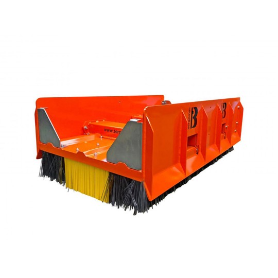 Balayeuse Vera Mix - Brosse acier et polypropylène - Compatible skip loaders et chargeuses - Bergamini_4