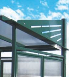 Abri vélo convivial et moderne avec porte-à-faux - Dimensions 2700x2097x2323 mm - Structure acier galvanisé_4