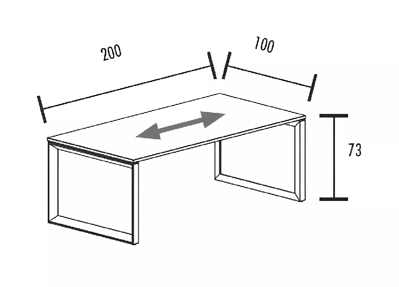 Bureau individuel piètement fermé So Sierro_4