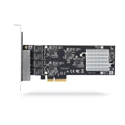 Carte Réseau PCIe à  4 Ports 2,5 Gbps NBASE-T, Intel I225-V - Carte Réseau pour PC - Carte Réseau Eth_4