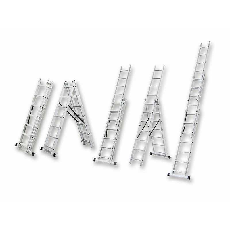 Échelle transformable 3 plans 3x7 échelons – MTF – aluminium max 4,06 m – 1zst9058_4