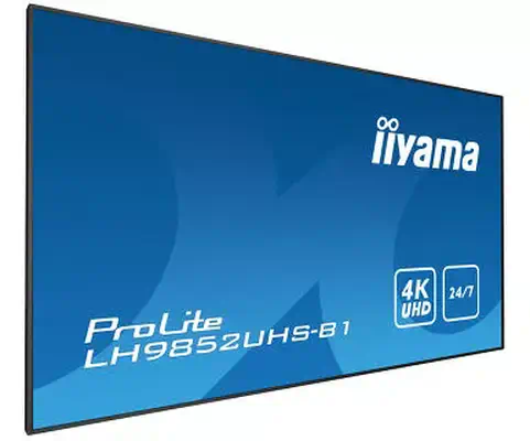 Iiyama LH9852UHS-B1 àÉcran d'affichage dynamique àÉcran plat de signalisation numérique 2,49 m (98