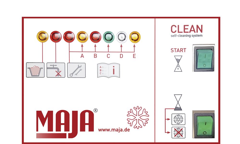 Machine à glace en grains/nuggets MAJA NAS 970 - 970 kg/24h (40 kg/1h) - sans groupe frigorifique_4