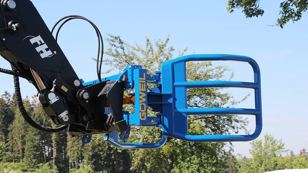 RBG - Pince pour balles rondes - Göweil - Poids : 190 kg - Diamètres de balles 1,10 à 1,60 m_4