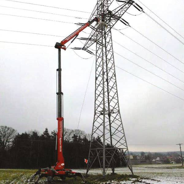 Nacelle araignée sur chenille fiable compacte et facile à manoeuvrer sans opérateur avec une hauteur de travail de 32.40m - spider 33.15/300_4