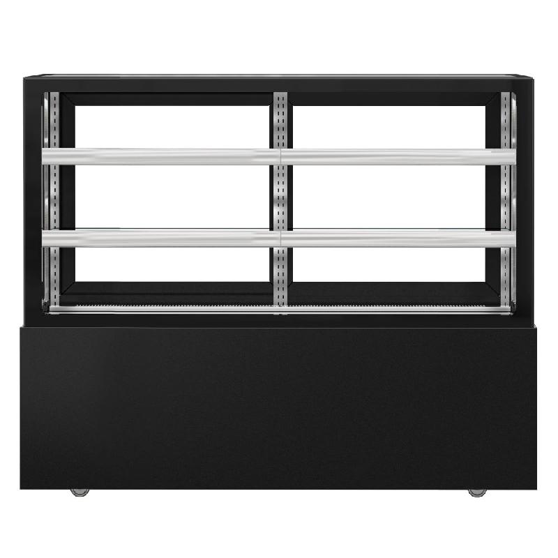 Vitrine réfrigérée pour pâtisserie MADRID - 1500 mm - 2 étagères - Noir_4
