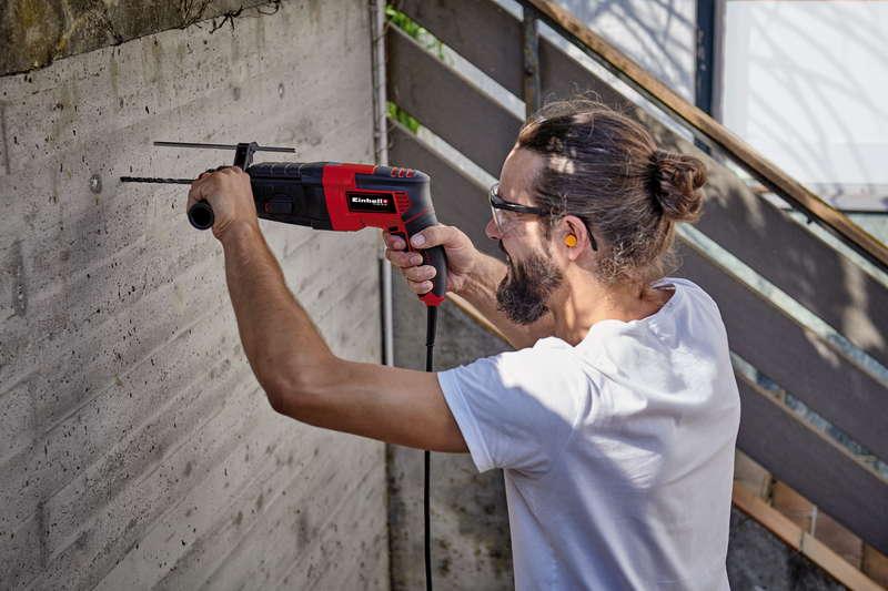 Marteau perforateur TC-RH 800 4F - Force de frappe 2,6 J - Fonctionnement silencieux - Livré en coffret_4