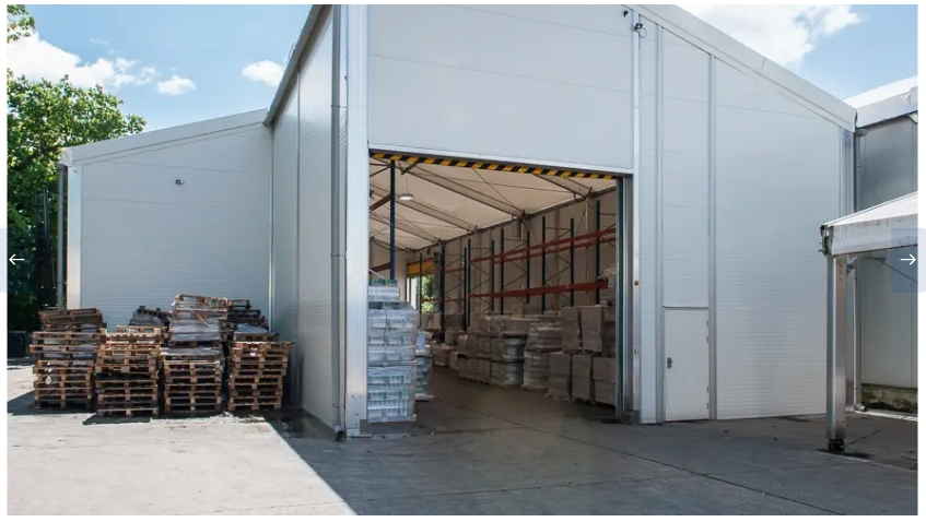Hangar sur mesure HTS TENTIQ GMBH - protection optimale pour biens et marchandises - structures démontables, isolées ou non_4