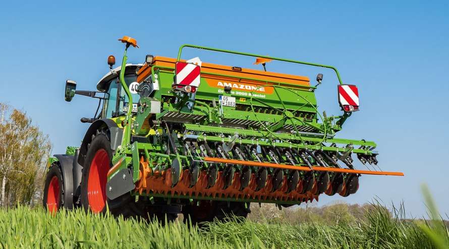 Cataya 3000 Special - semoir agricole AMAZONE - entraînement mécanique, trémie 650L extensible, distribution Precis_4