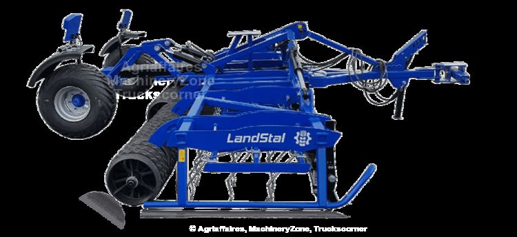 Herse émousseuse et régénérateur de prairie avec rouleau Cambridge - Landstal LST GRASSER 600_5