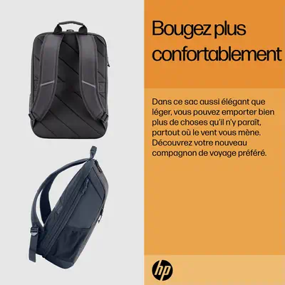 Sac à  dos pour ordinateur portable 15,6 pouces HP Travel 18 litres (bleu nuit)_4