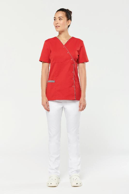 Pantalon polycoton femme WK708 - Norme ISO 15797 - Ceinture élastiquée, poches italiennes et arrière renforcées_4