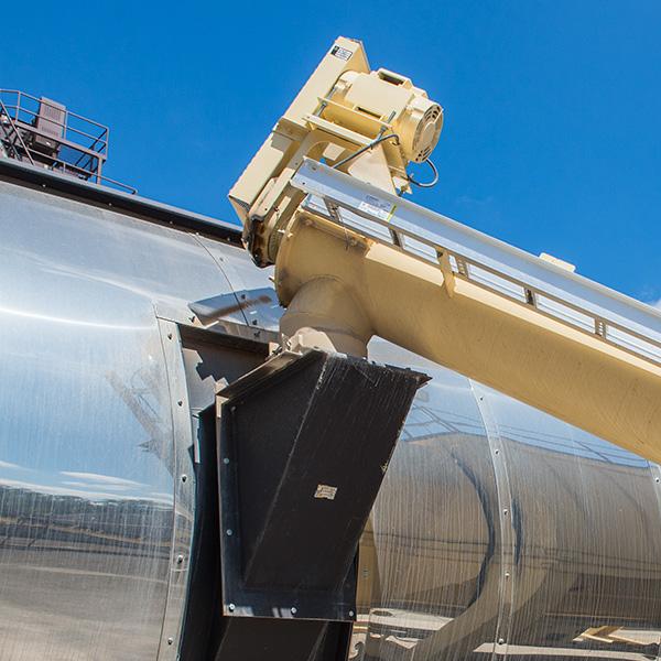 Tambour sécheur conçu pour des températures élevées et agrégats recyclés