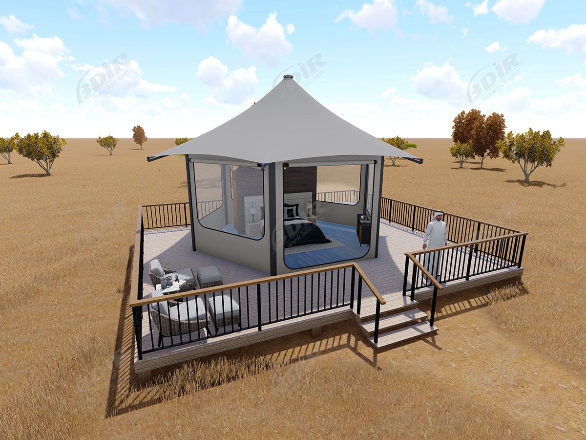 Tentes safari glamping - bdir - zone de pont : 85 mètres carrés_4