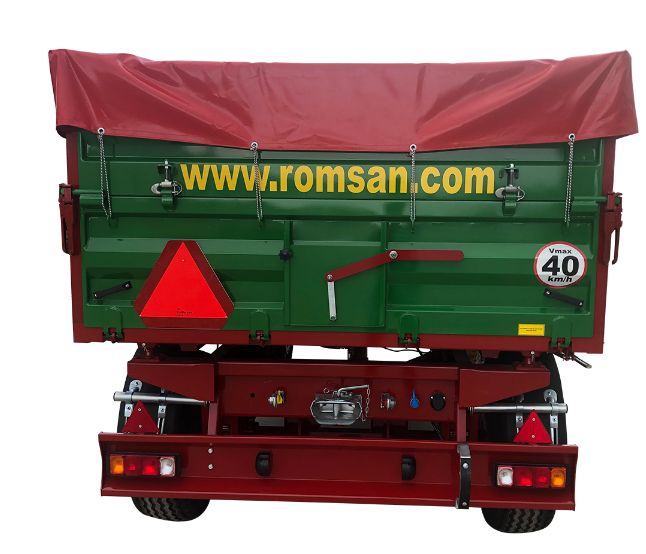 R 60 CSGA - Benne agricole à double essieu - Romsan - Capacité 6000 kg_4