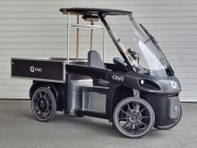 Vélo Quadricycle professionnel City Q 850 - Caisson Pick Up ouvert polyvalent - Charge maximale 170kg - Autonomie 150 km - Volume 1 m³_0